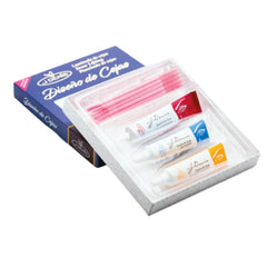 Five Brothers J. Denis Lamination Kit application close-up demonstrates easy gel application for laminated brows.