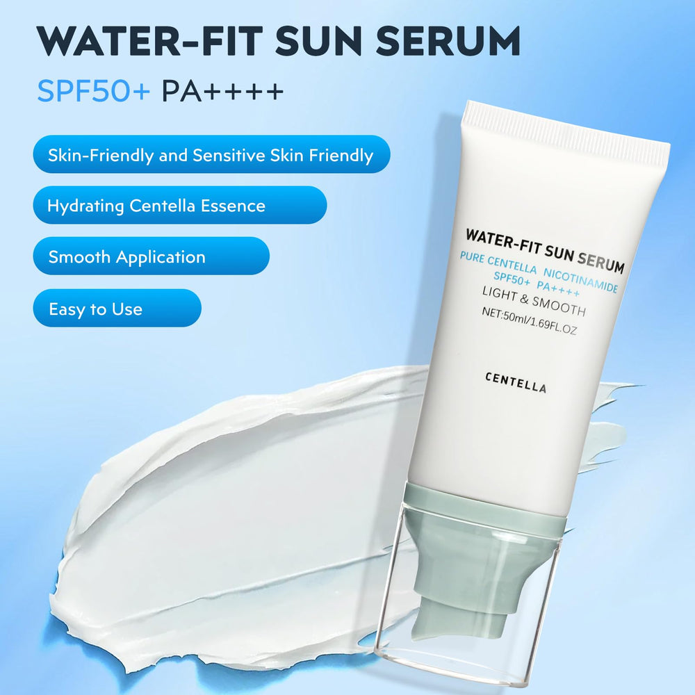 FIVEFULU Centella Sunscreen no white cast on skin for natural tone.