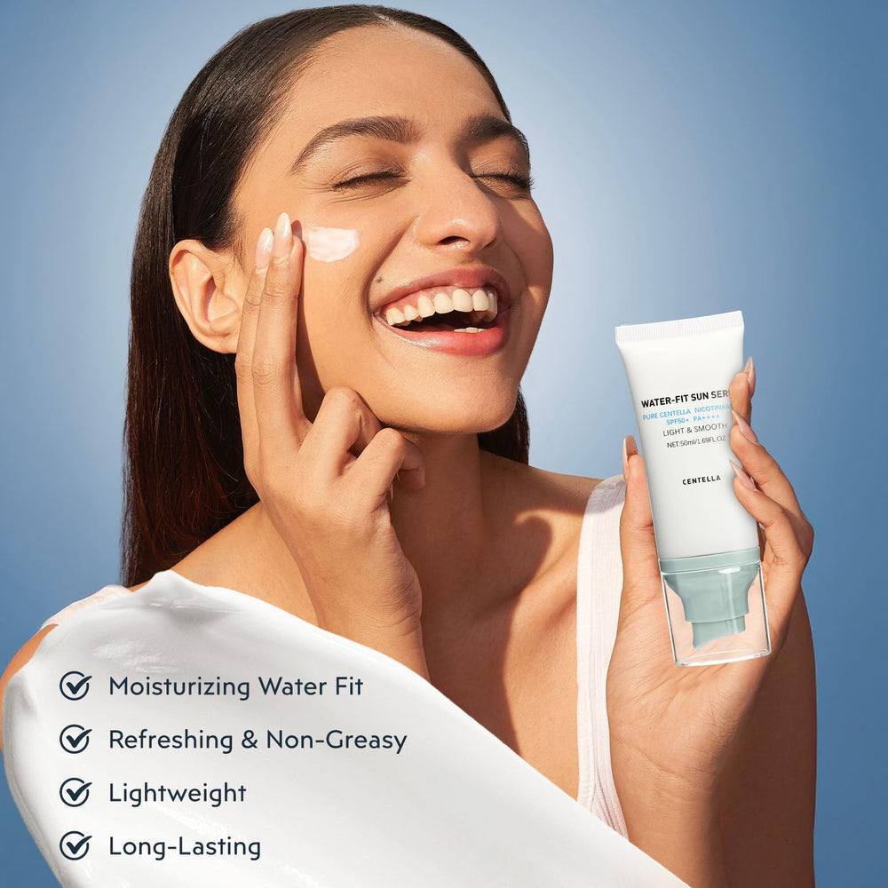 FIVEFULU Centella Sunscreen SPF50 PA++++ label highlights strong UV protection.