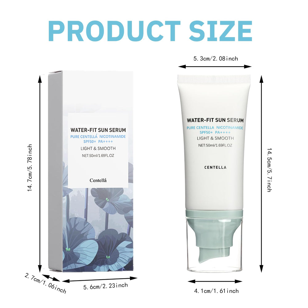 FIVEFULU Centella Sunscreen travel-friendly pump for on-the-go protection.