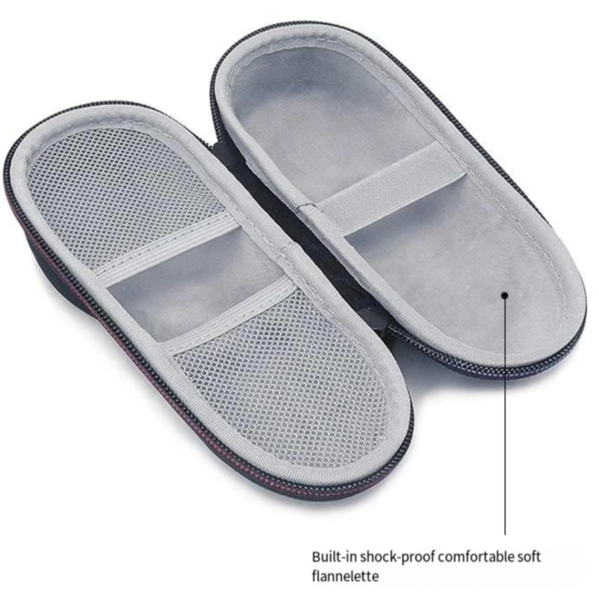 Fivoras inner fleece lining cushions the razor against scratches