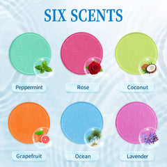 Fizzgarden lavender shower steamer, perfect for relaxation after a tiring day.