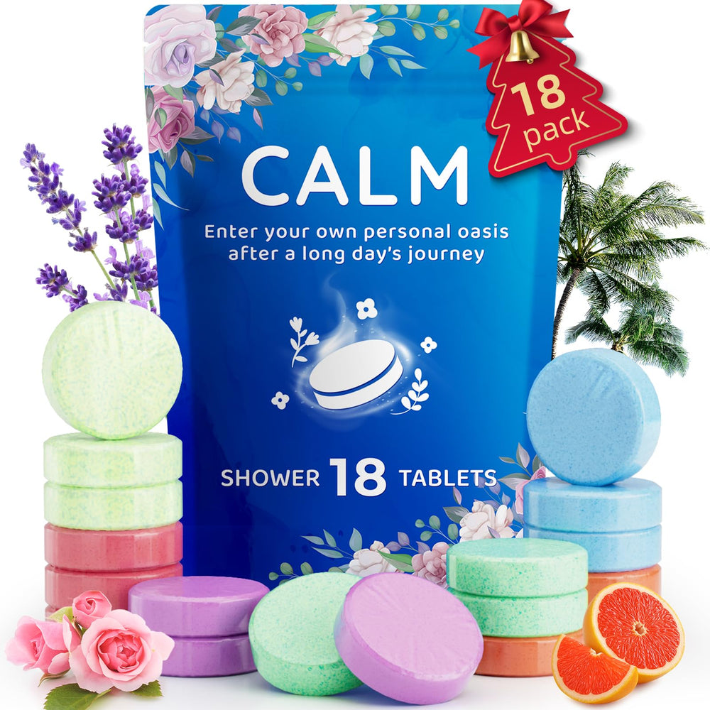 Fizzgarden shower steamers variety pack for an aromatic shower experience.