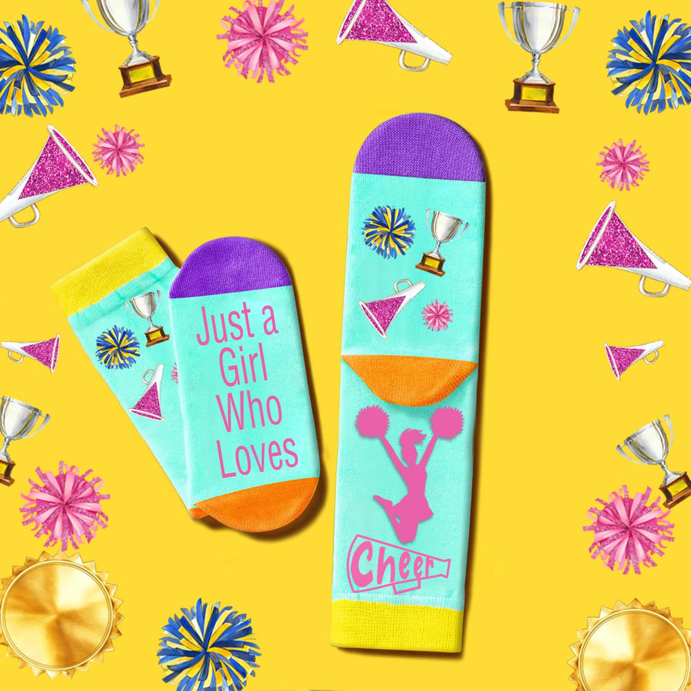 FJHAIY 50-piece cheer stickers set for decorating gear and notebooks