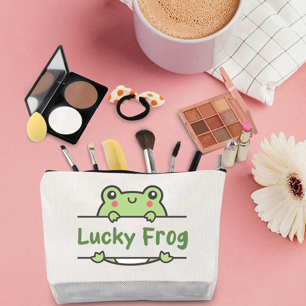 FJHAIY cotton canvas frog bag highlights sturdy handles for daily use