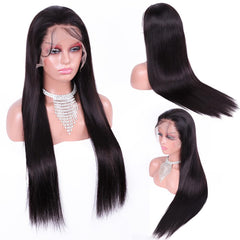 Flady wig back view highlights layered density and natural silhouette.