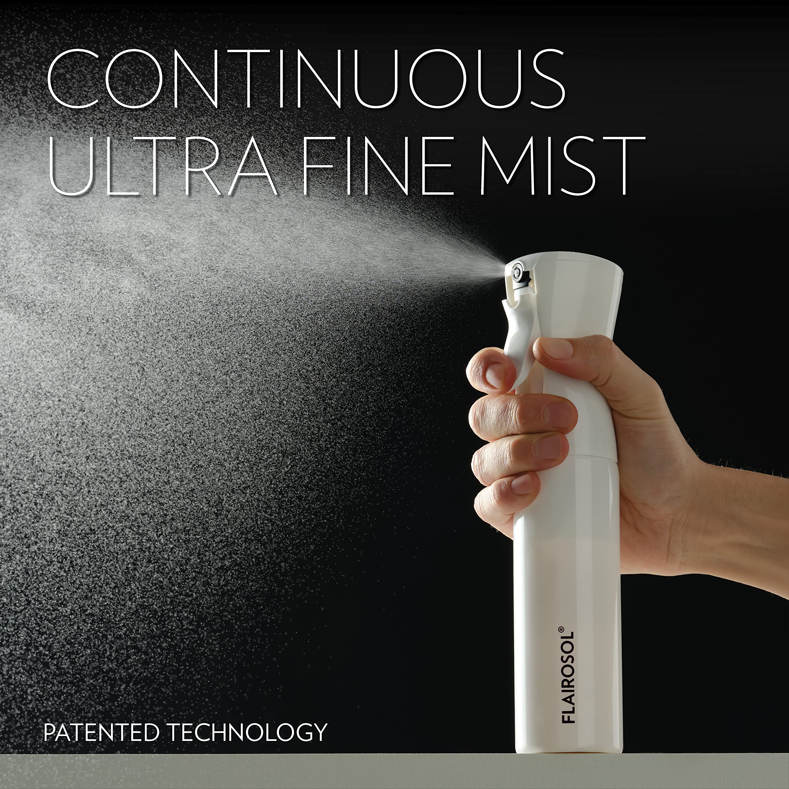 FLAIROSOL cleaning mist bottle for quick, even surface spraying