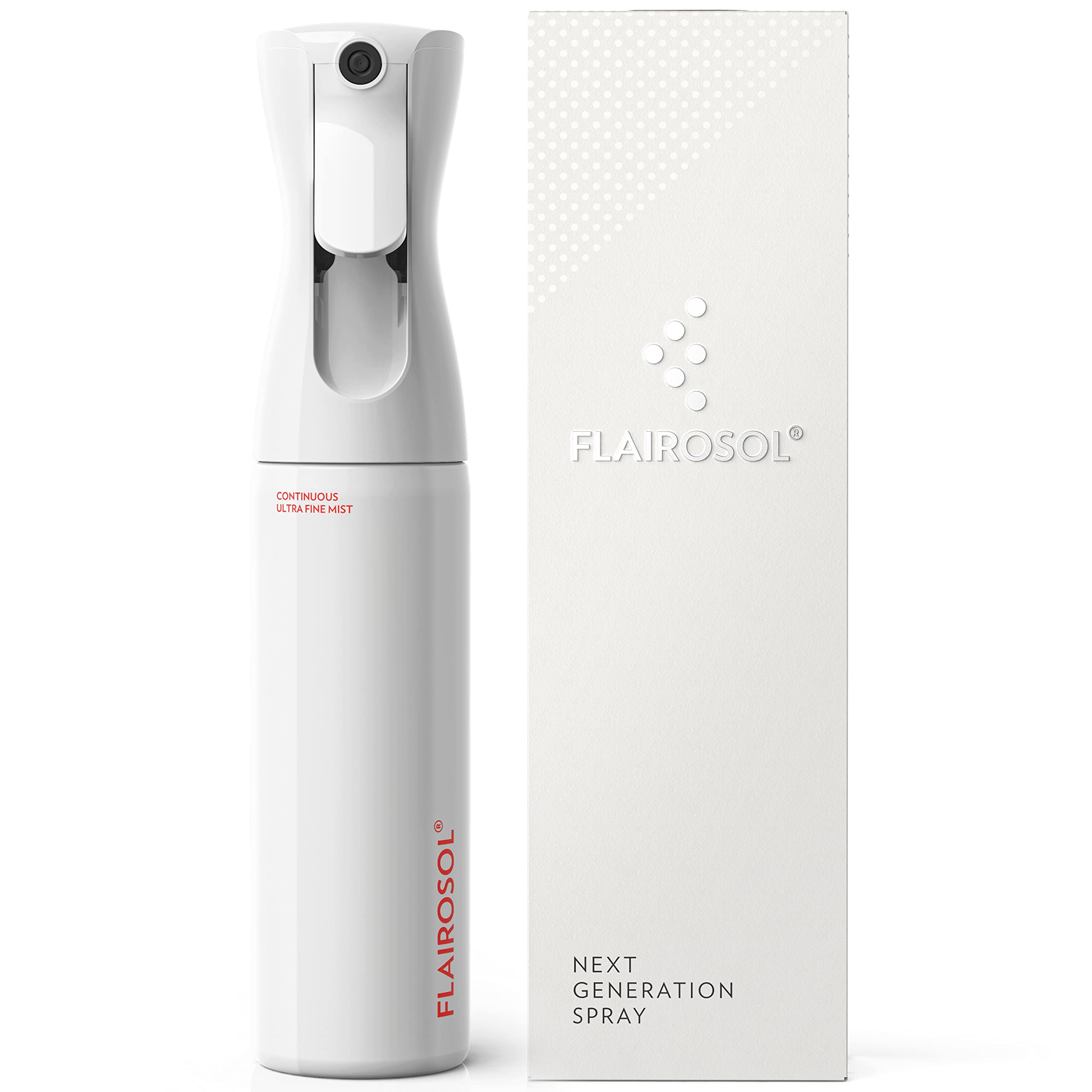 FLAIROSOL hair mist bottle for precise styling and even coverage