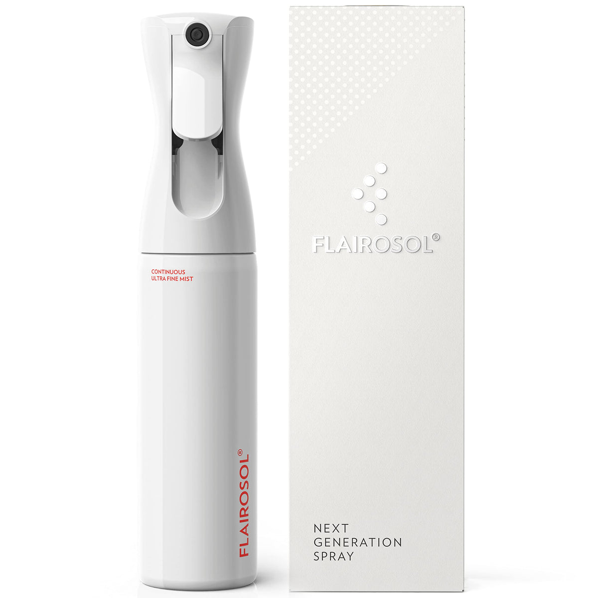 FLAIROSOL hair mist bottle for precise styling and even coverage