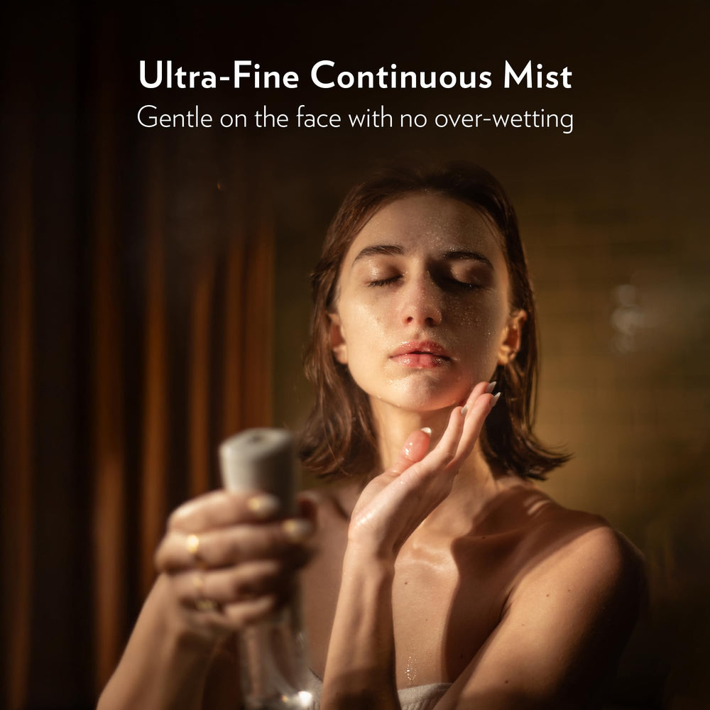 FLAIROSOL MyStyle continuous-mist atomizer delivers ultra-fine hydration for skincare
