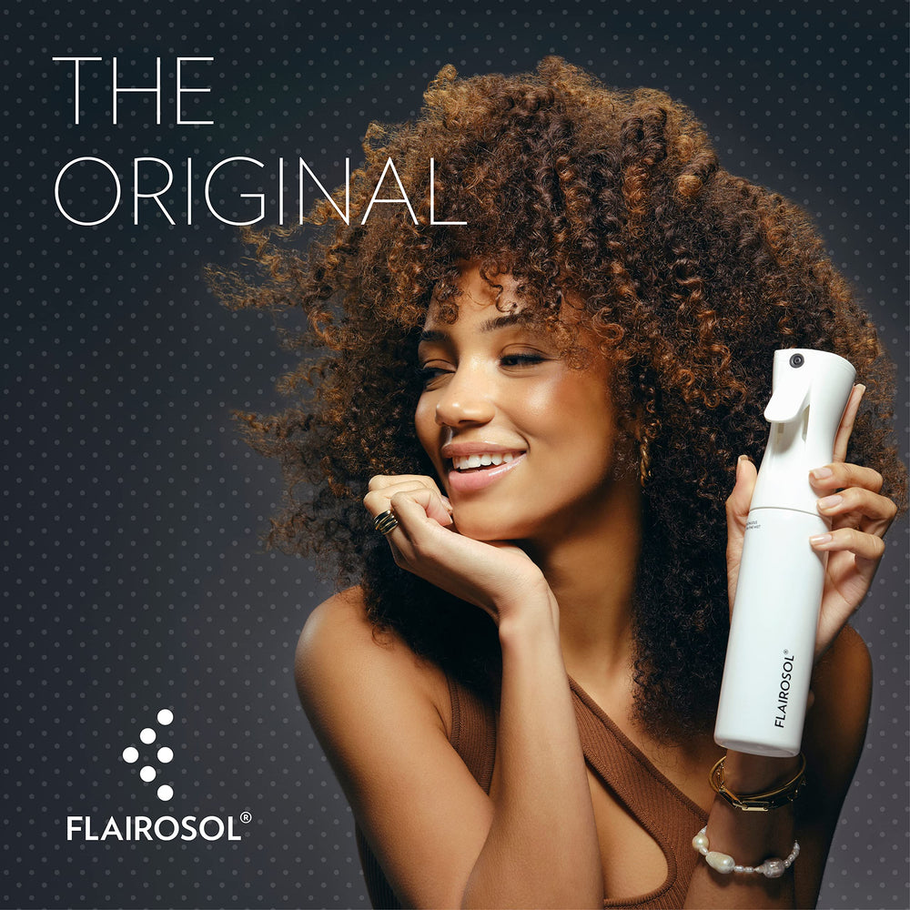 FLAIROSOL salon ultra-fine mist delivering uniform coverage