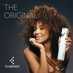 FLAIROSOL salon ultra-fine mist delivering uniform coverage