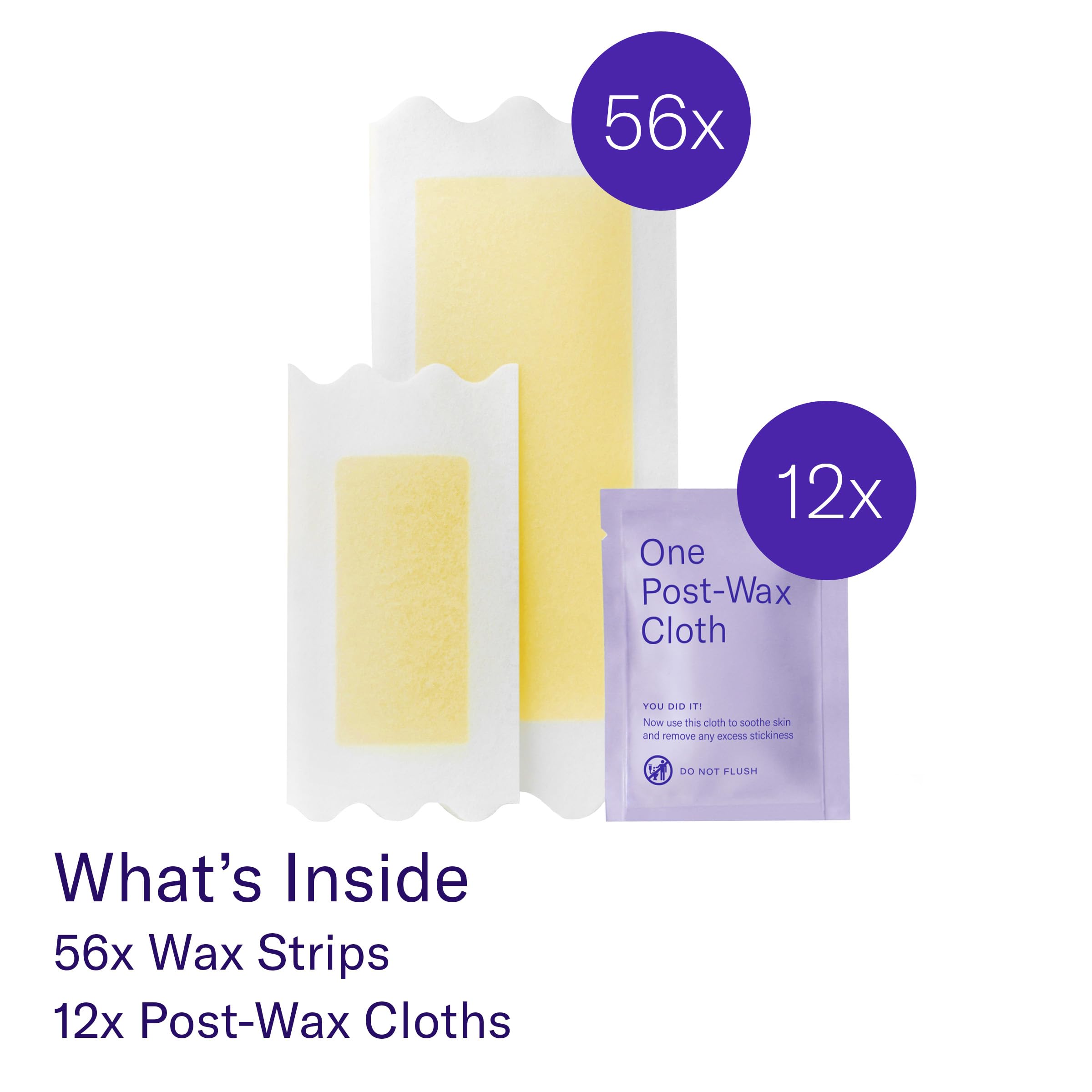 Flamingo dermatologist-tested wax strips indicate quality and safety.