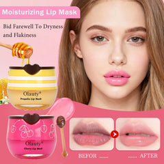 Flanoid Bee Lip Balm Honey Pot watermelon flavor for refreshing lips