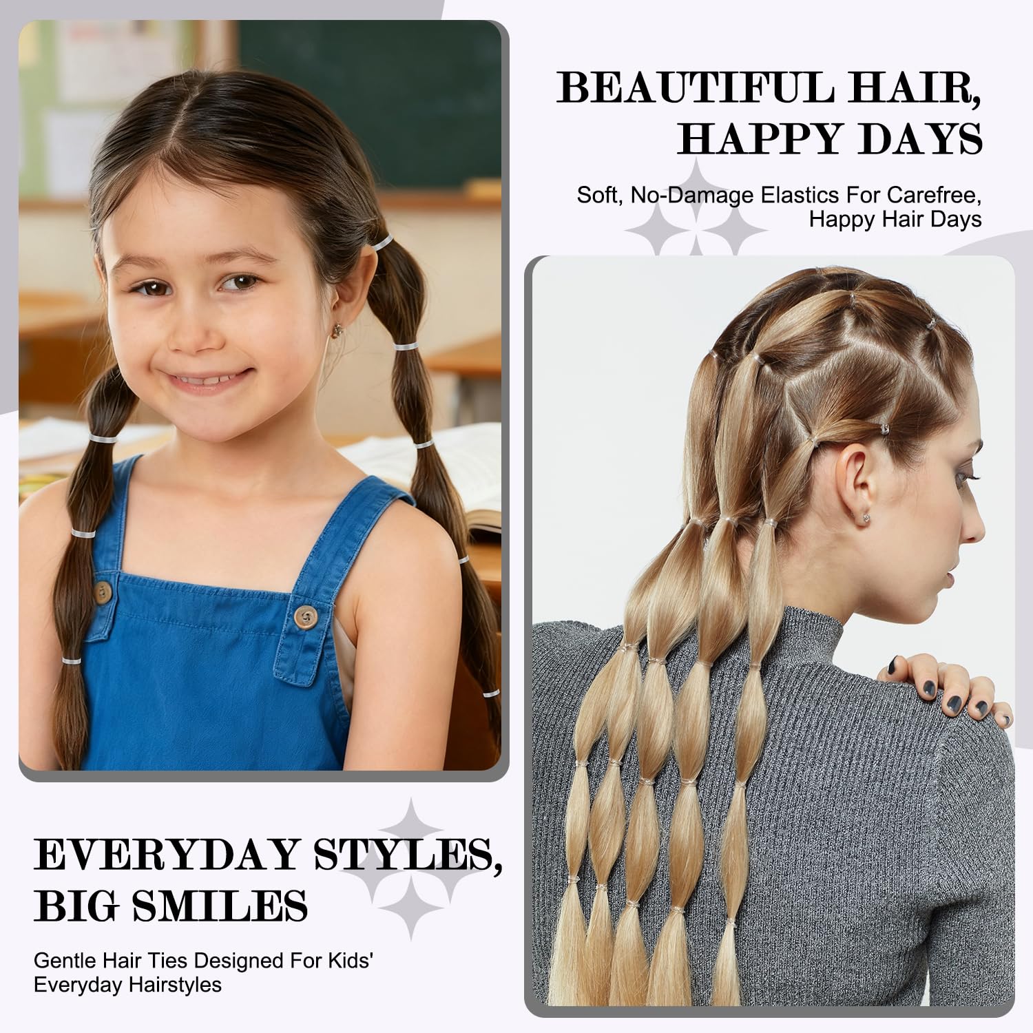 FLAREANN durable TPU elastics deliver long-lasting daily styling