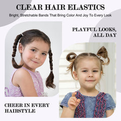 FLAREANN TPU elastic hair ties stretch to secure daily styles