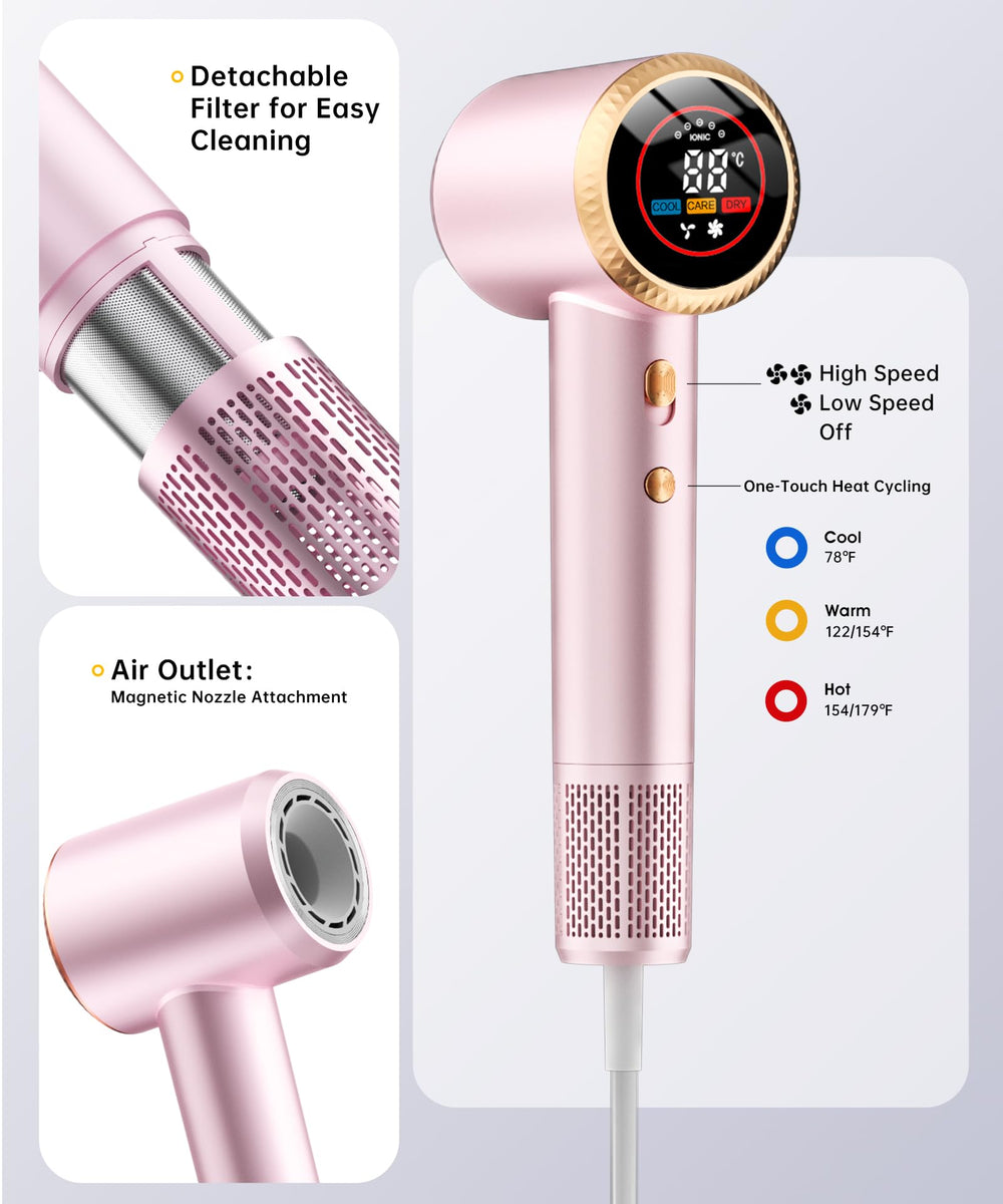 Flashbase hair dryer concentrator supports sleek straight styling