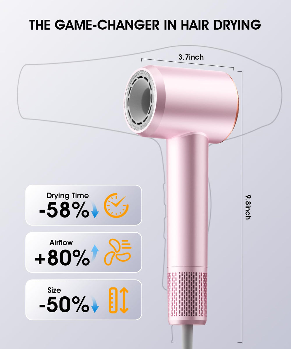 Flashbase hair dryer travel compact design ideal for trips
