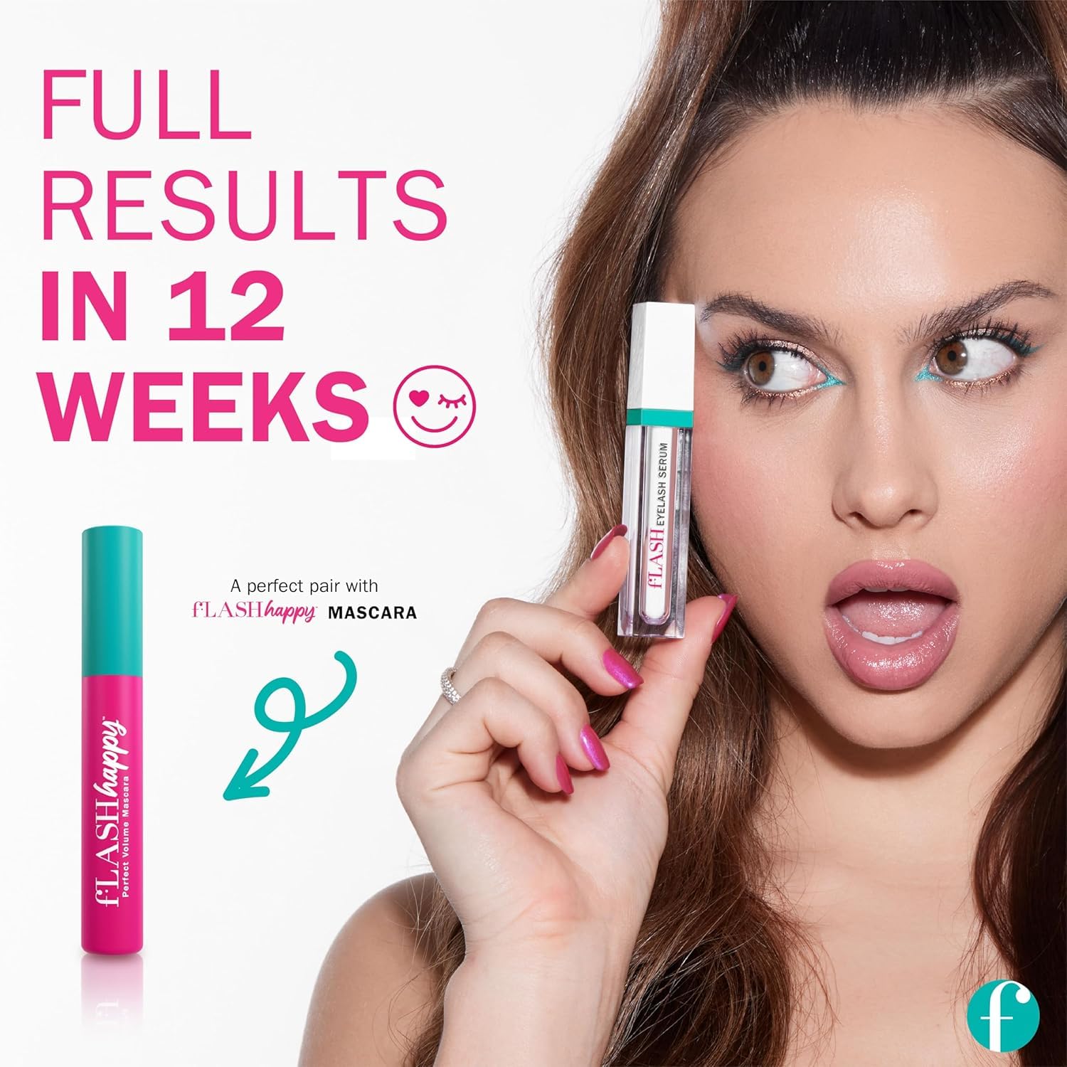 FLASHSERUM physician-developed logo signals trusted formulation and safety.