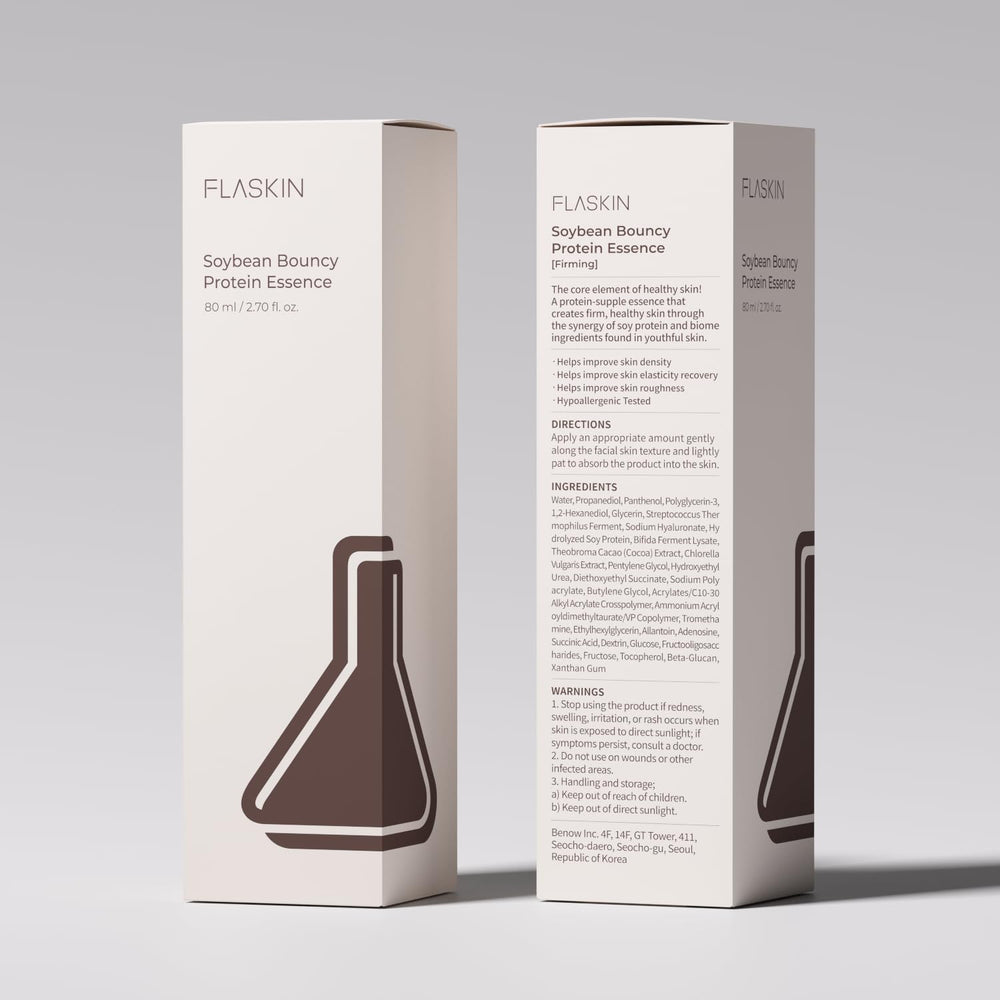 FLASKIN fragrance-free HRIPT badge signaling gentle, sensitive-skin friendly formula