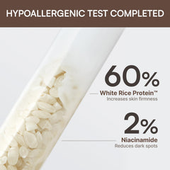 Flaskin Milky Toner ingredients oat and rice reveal barrier-friendly formula.