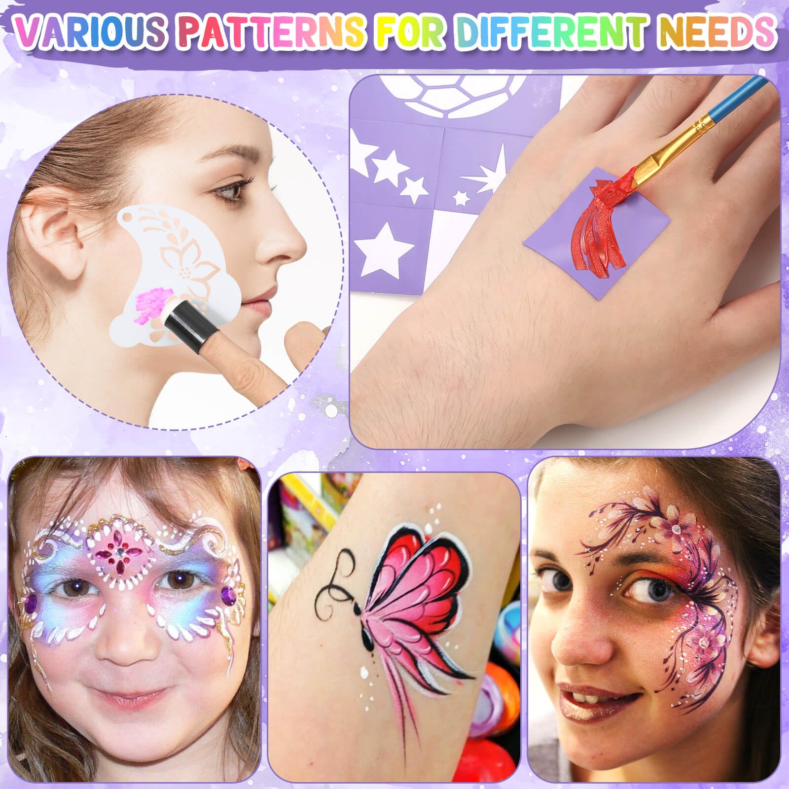 Flasoo finger sponges for soft, even paint application