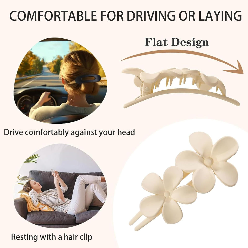 Flat Hair Clips all hair types suitable for thick, thin, or curly hair