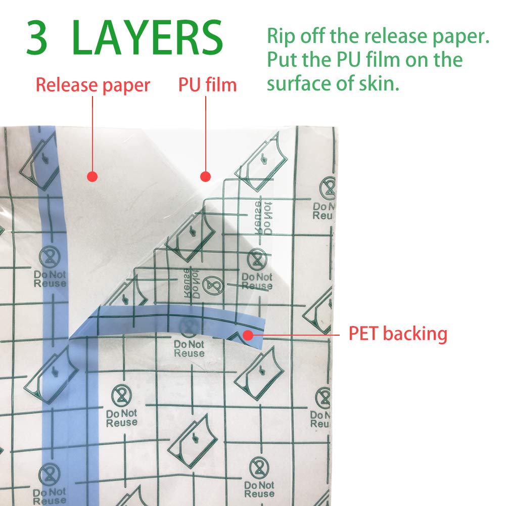 Flatoedu breathable adhesive wrap helps reduce moisture buildup and infection risk.