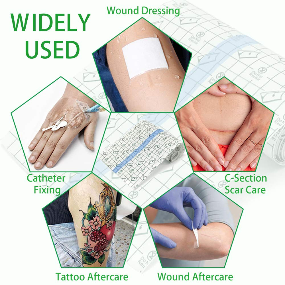 Flatoedu tattoo aftercare film is shower-friendly for convenient care.