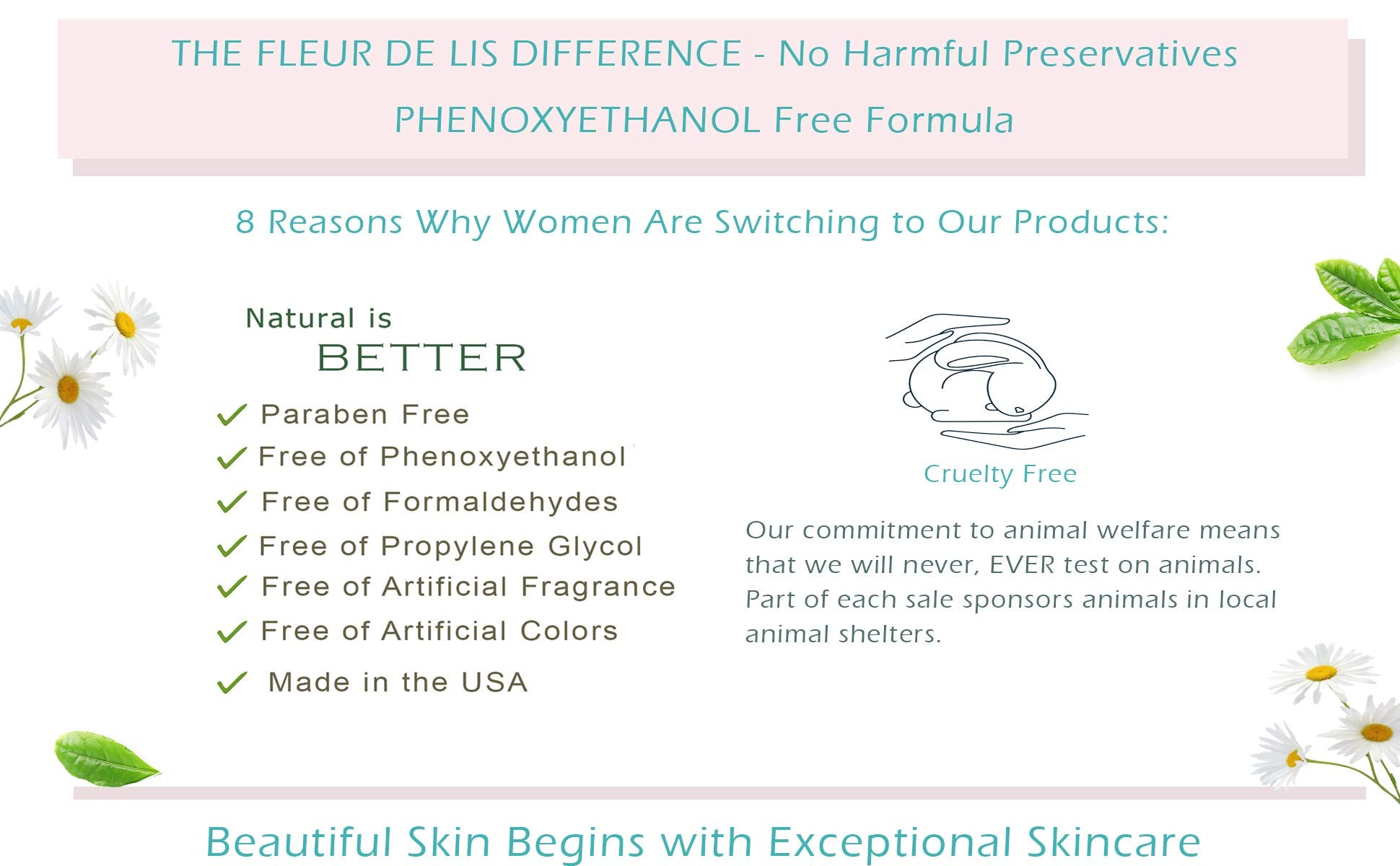Fleur De Lis Naturals anti aging cream bottle in use for smooth skin