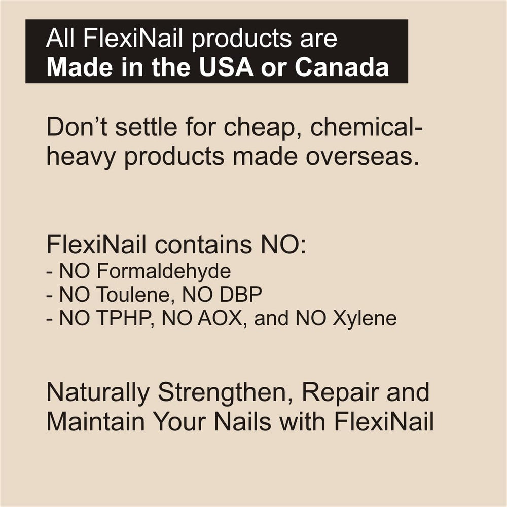 FlexiNail two-bottle packaging highlighting long-term treatment plan.