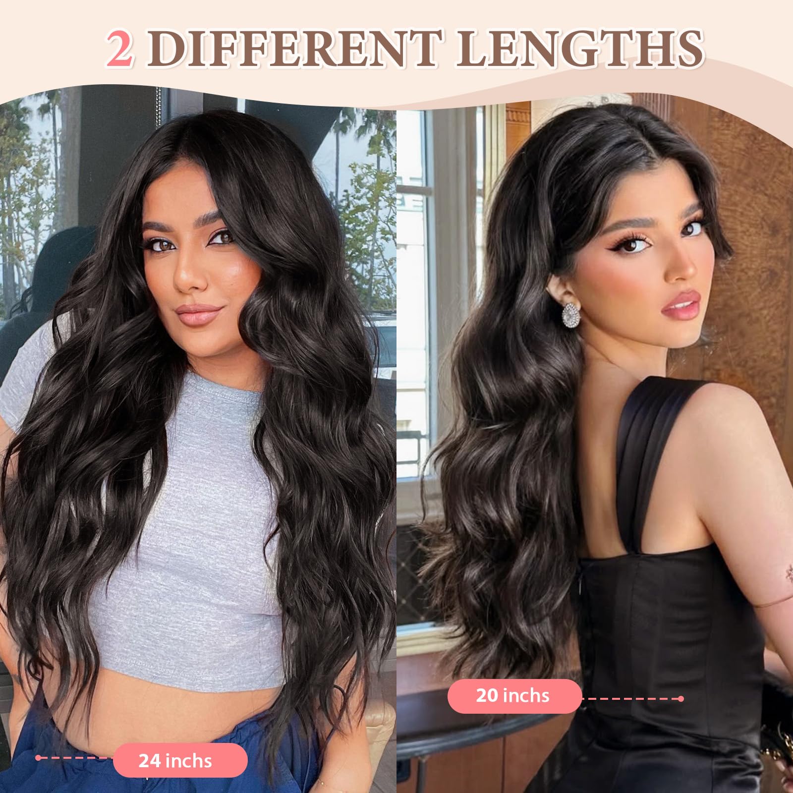 Fliace hair extensions are washable and air-dry for easy care.