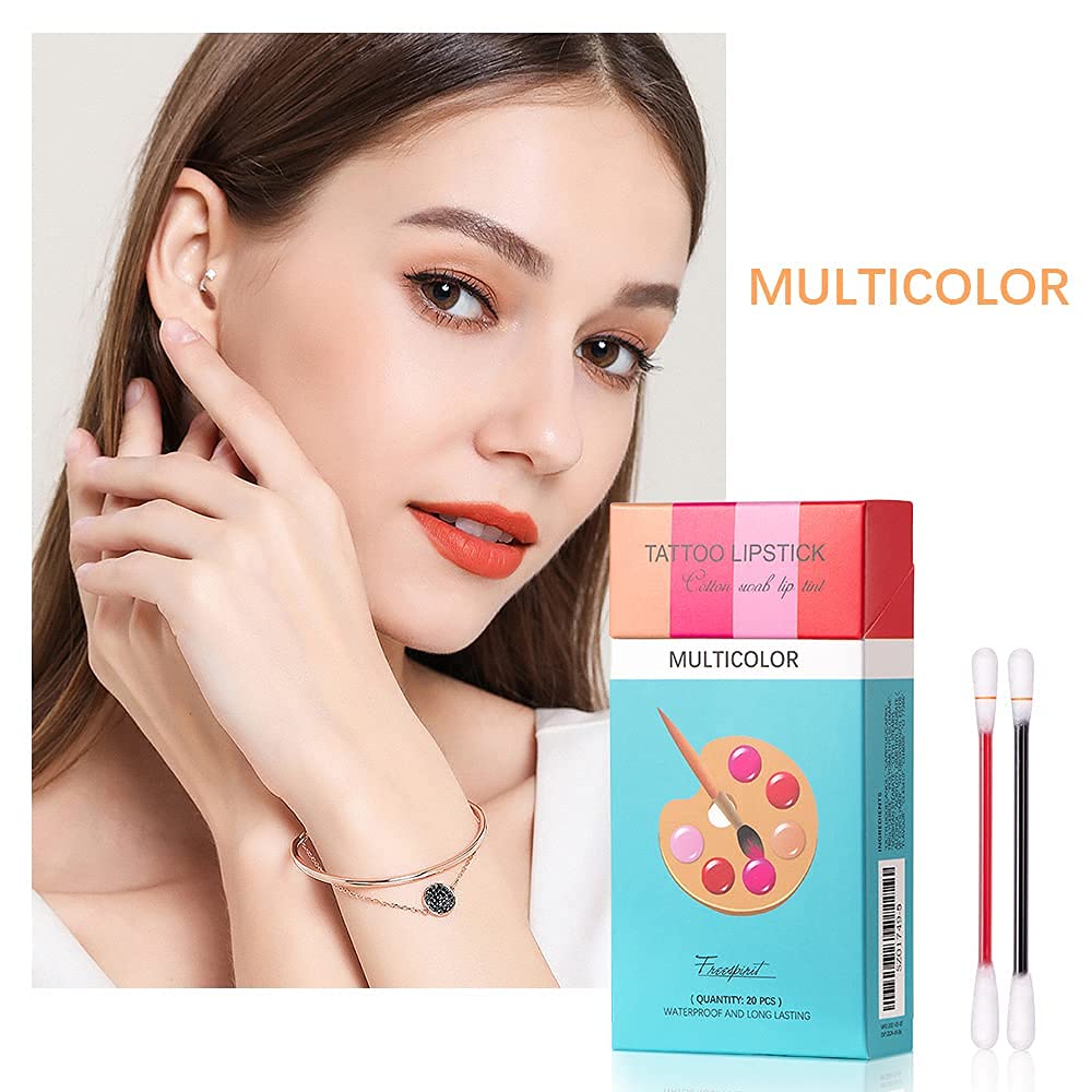 FLIPNEX Tattoo Lipstick application brush demonstrates precise contouring
