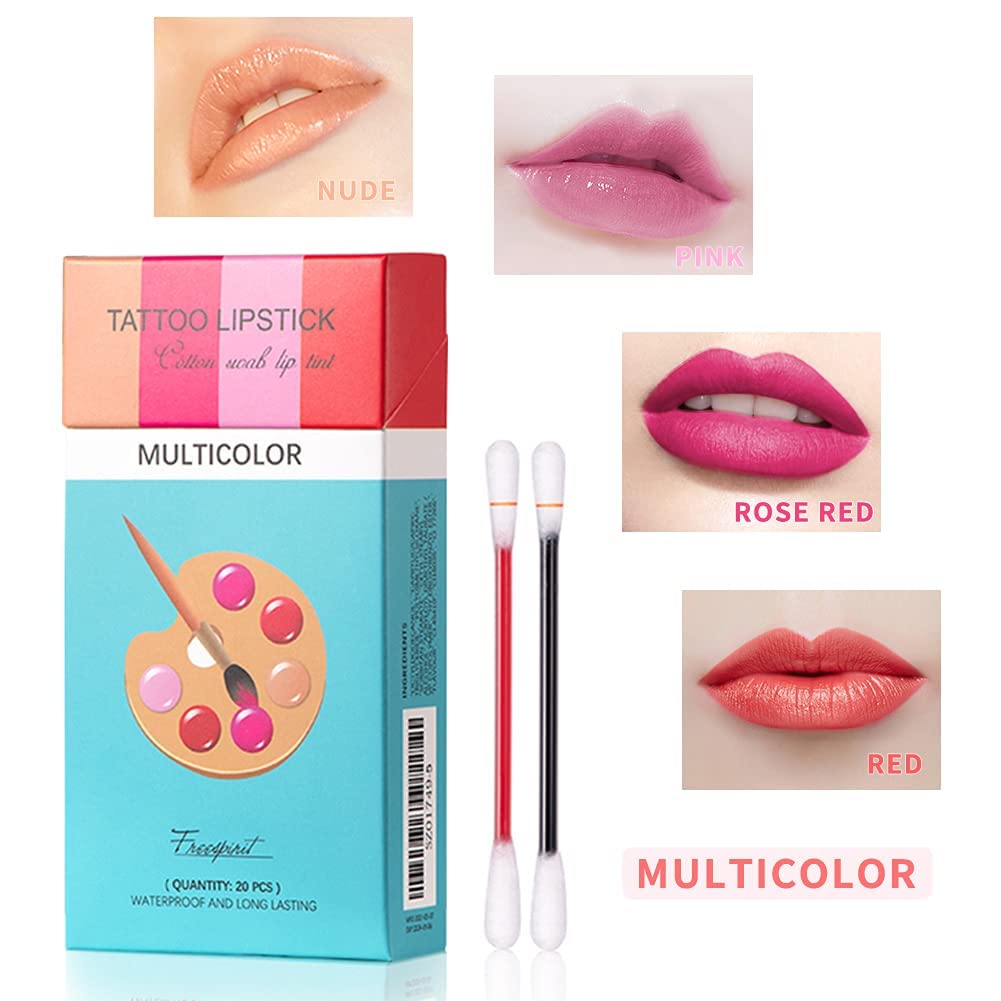 FLIPNEX Tattoo Lipstick on lips smile captures bold color payoff