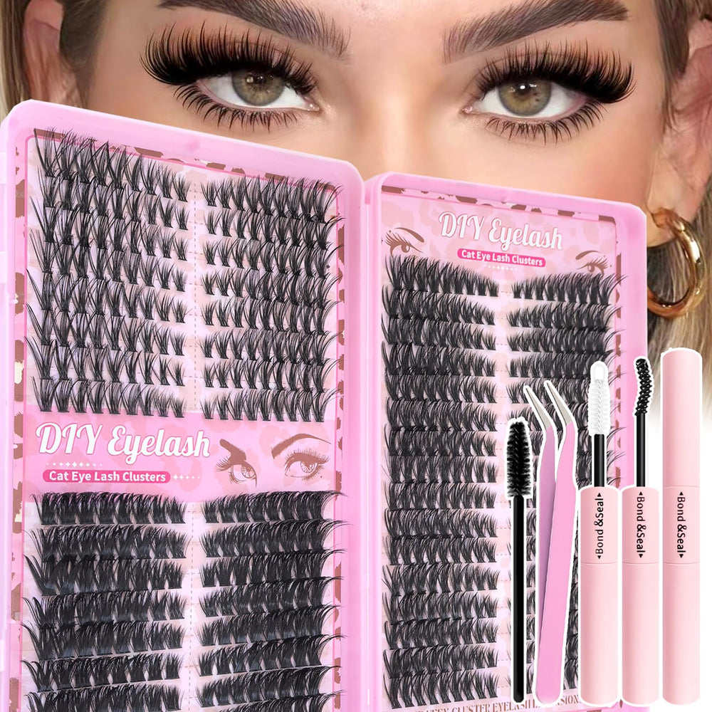 Floranest Lash Clusters Kit packaging shows 560 pieces for convenient at-home application.