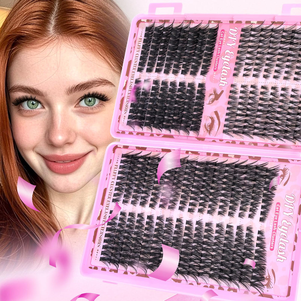 Floranest Lash Clusters Kit shows slim bands and versatile styling options.