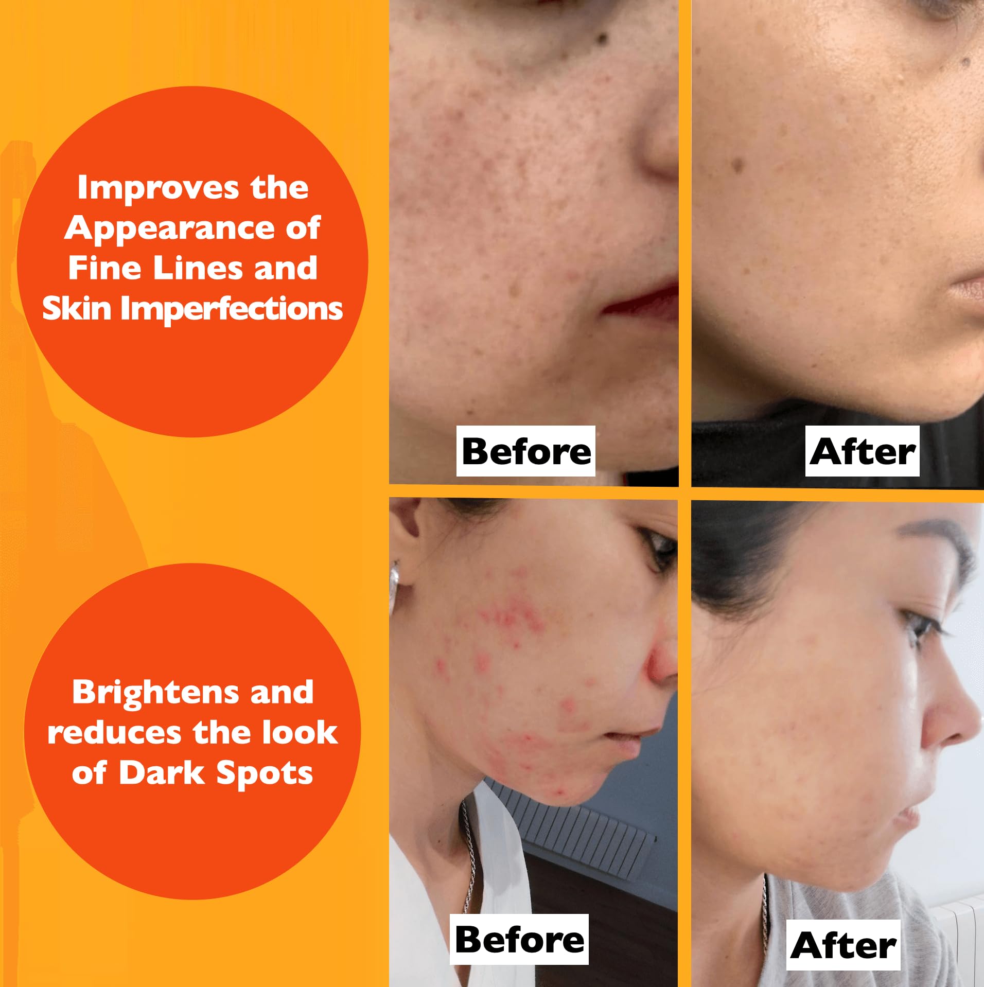 Florence Vitamin C Serum packaging communicates vegan, cruelty-free values.