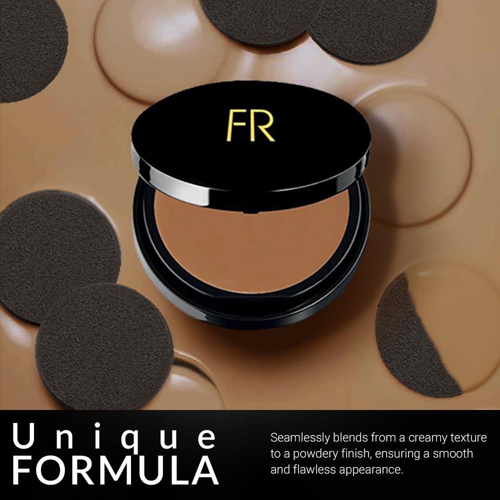 Flori Roberts Cream To Powder Foundation shade-range display highlights 14 options