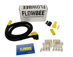 Flowbee main unit with vacuum connection for quick home trims.