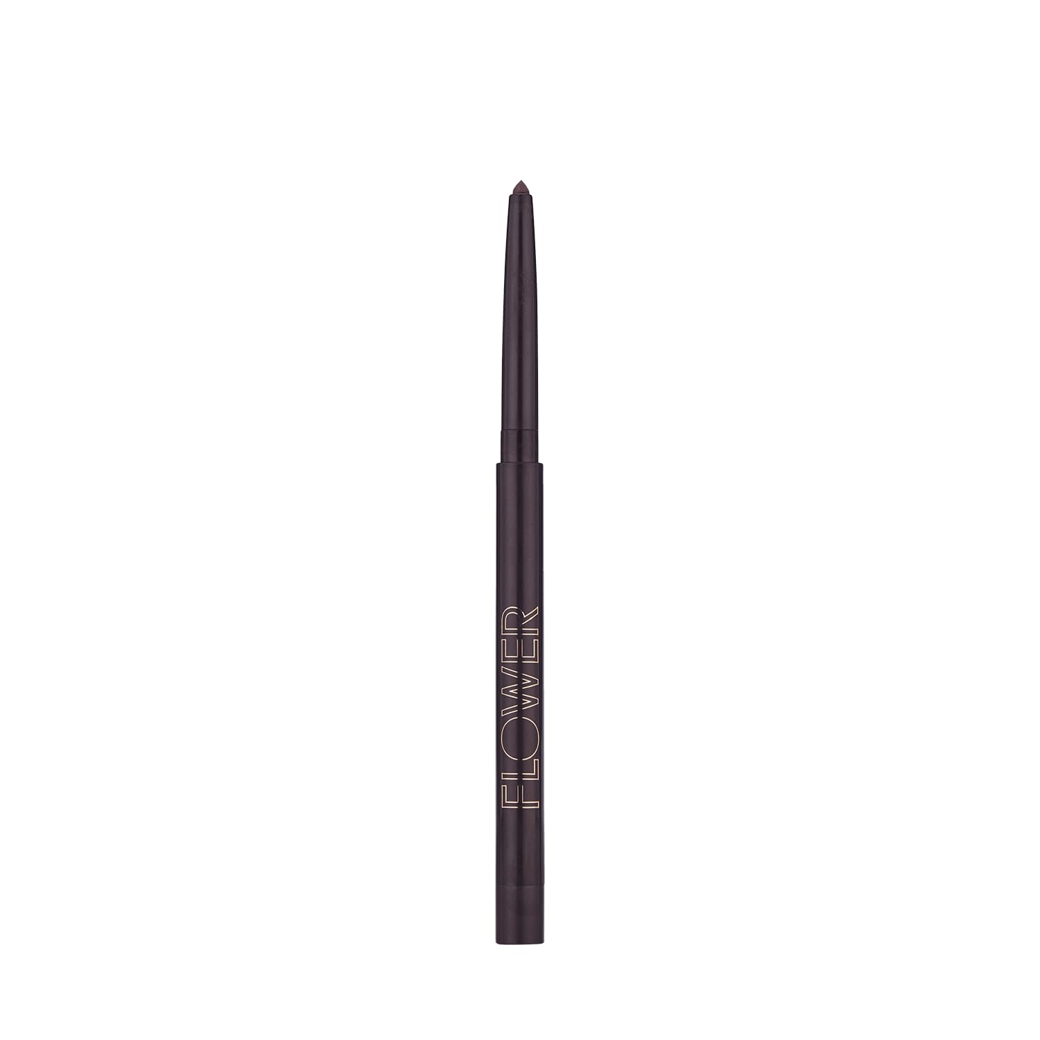 Flower Beauty Forever Wear Eyeliner Onyx swatches reveal rich black pigment for bold definition.