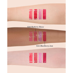Flower Knows Blackberry Jam lip-gloss provides rich berry shine for versatile looks.