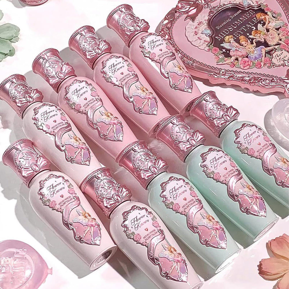 Flower Knows Cruelty-Free logo close-up reinforcing ethical beauty choice.