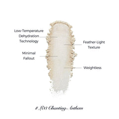 Flower Knows Little Angel embossed highlighter packaging showcases mythical luminosity on skin.