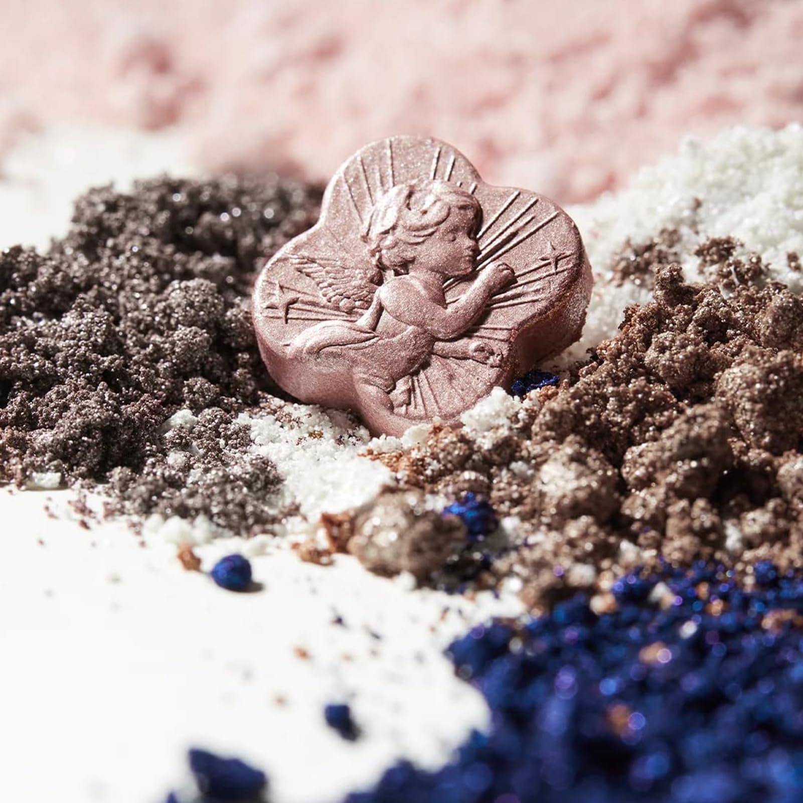 Flower Knows Little Angel matte swatches reveal soft beiges and muted peaches for daytime looks.