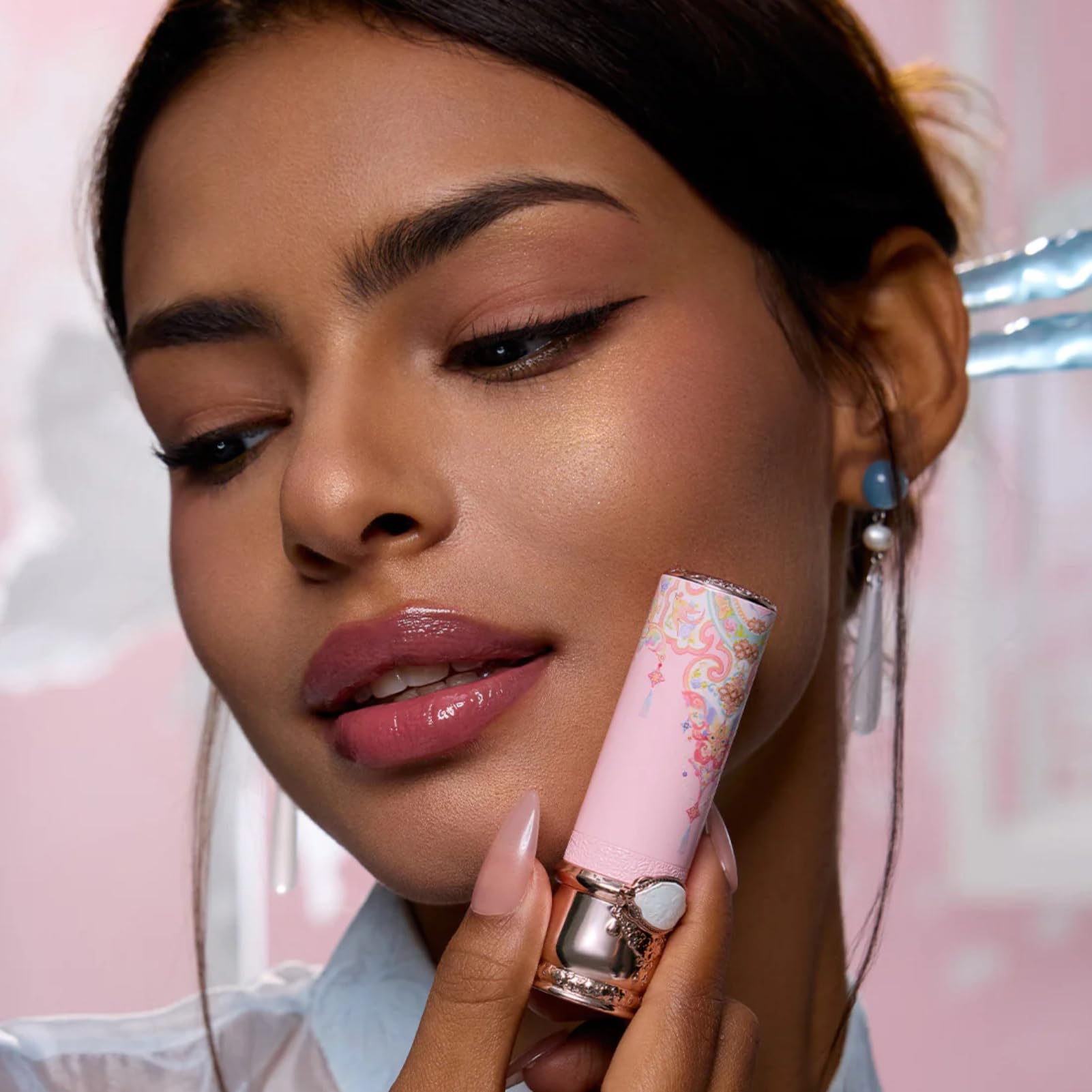 Flower Knows moisturizing ingredients nourish lips with lightweight comfort.
