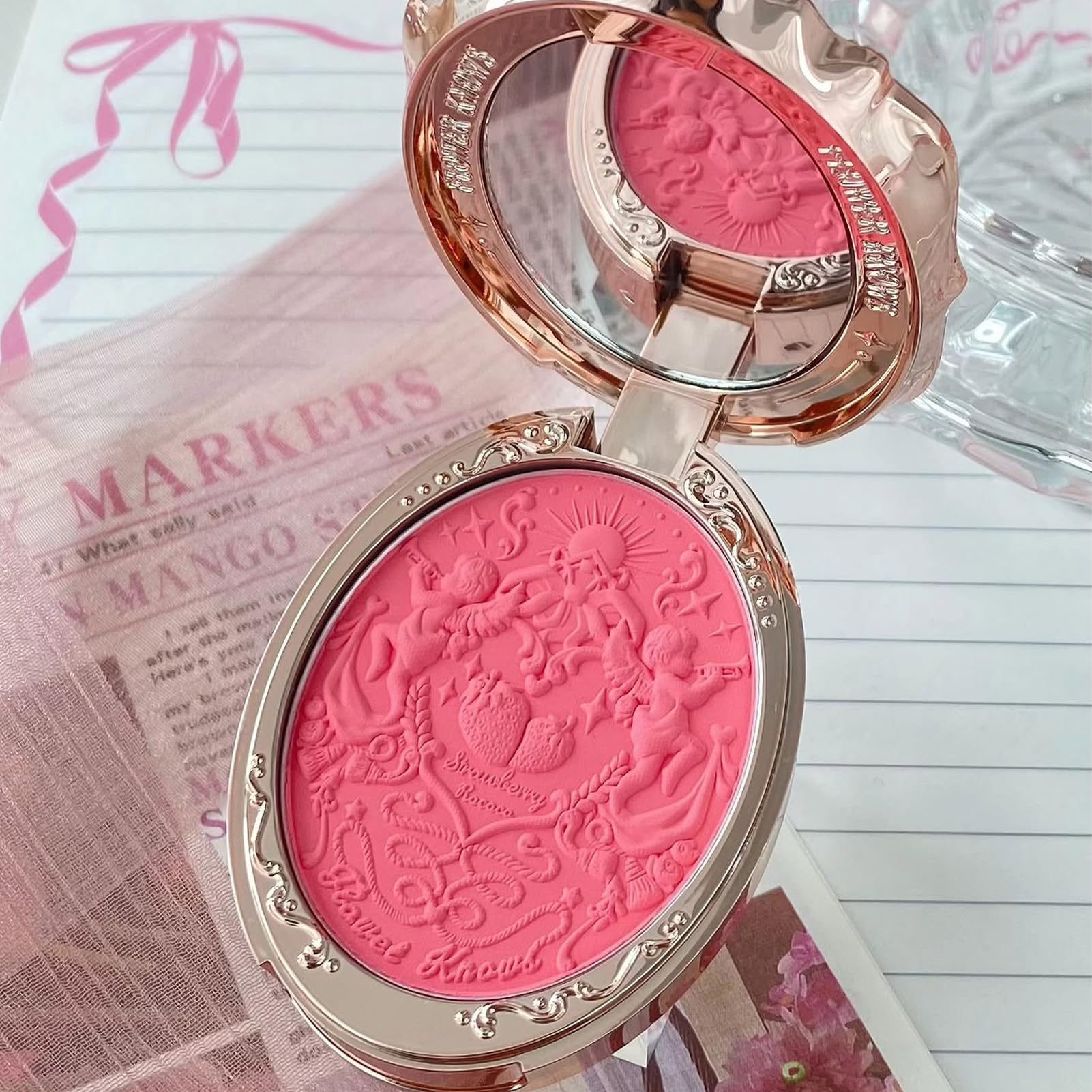 Flower Knows Romantic Blossom bright pink adds lively spring energy to looks.