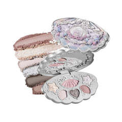 Flower Knows Shell's Jewel palette front view for easy, everyday nude pink looks.