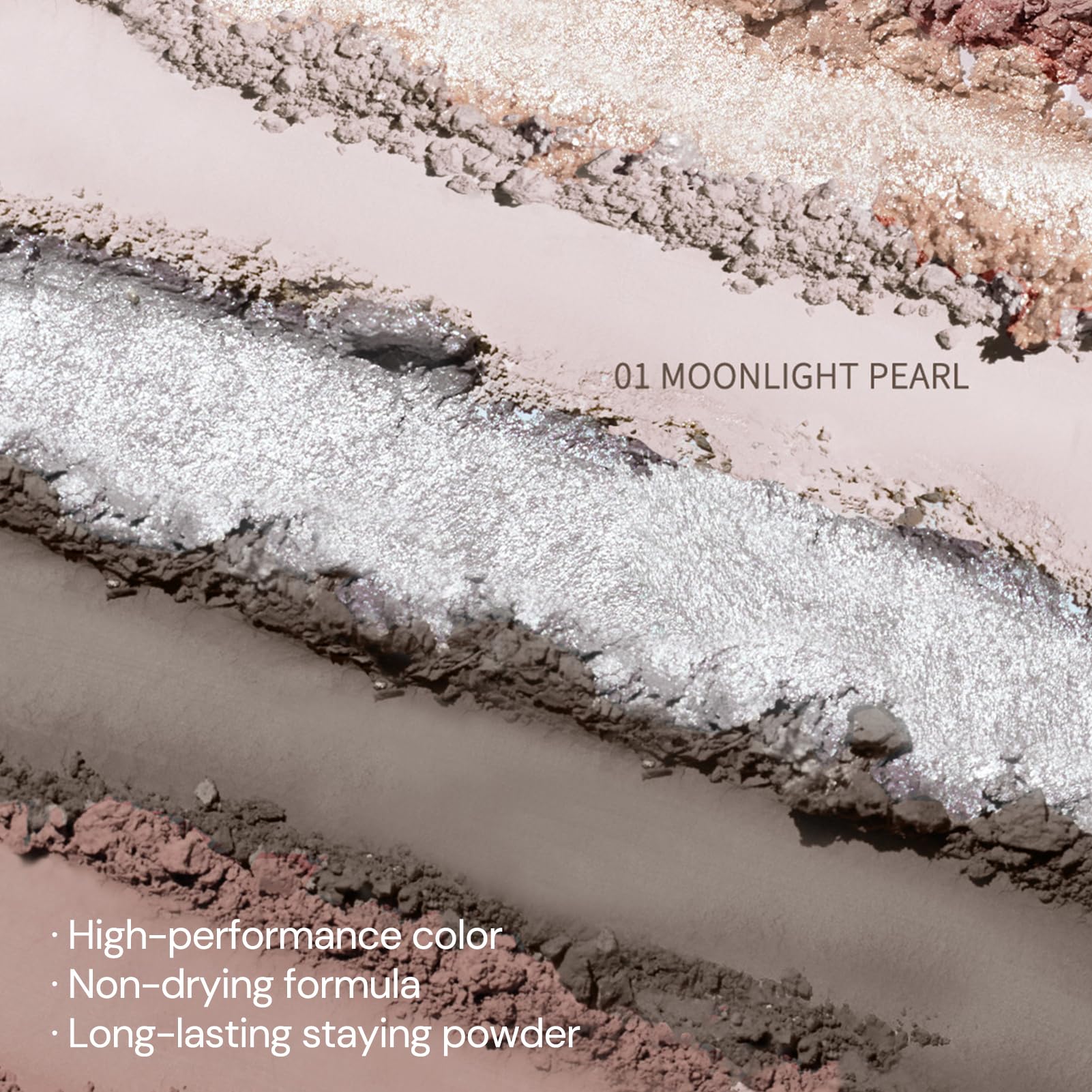Flower Knows Shell's Jewel iridescent pearl catches light for luxe shimmer.
