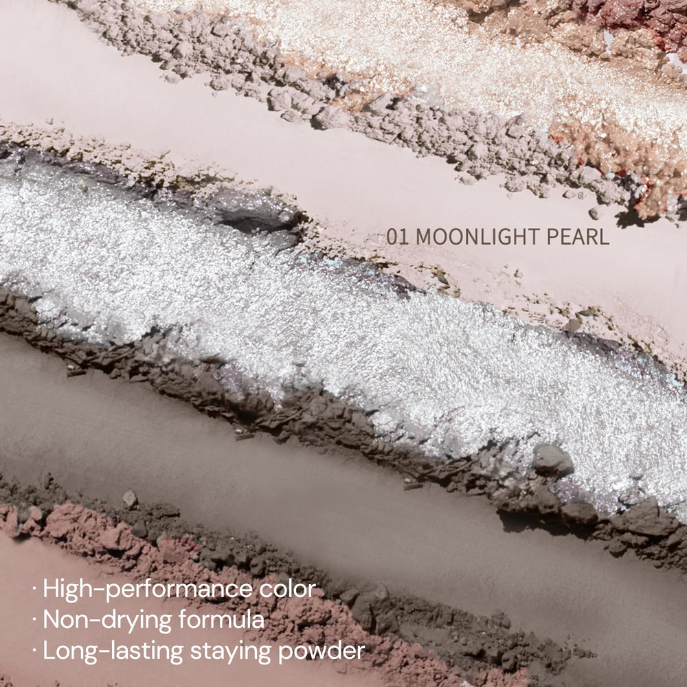 Flower Knows Shell's Jewel iridescent pearl catches light for luxe shimmer.