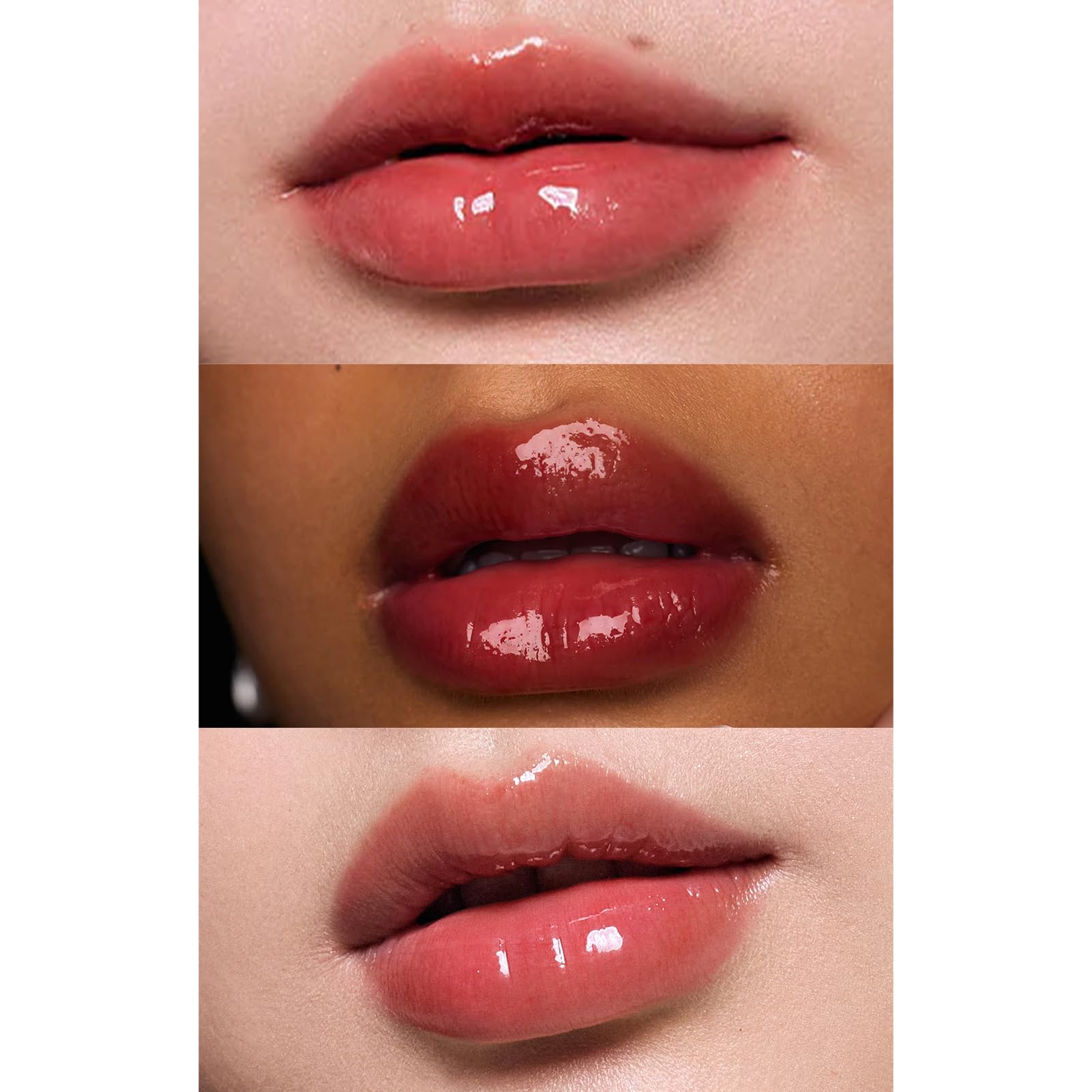 Flower Knows Shell's Jewel Lip Glaze crystal-gloss finish image with mirror-like shine